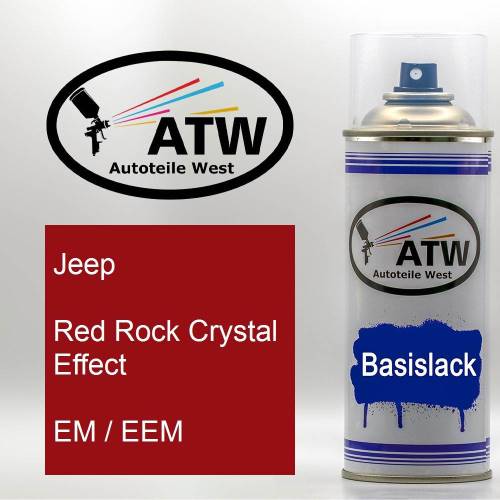 Jeep, Red Rock Crystal Effect, EM / EEM: 400ml Sprühdose, von ATW Autoteile West.